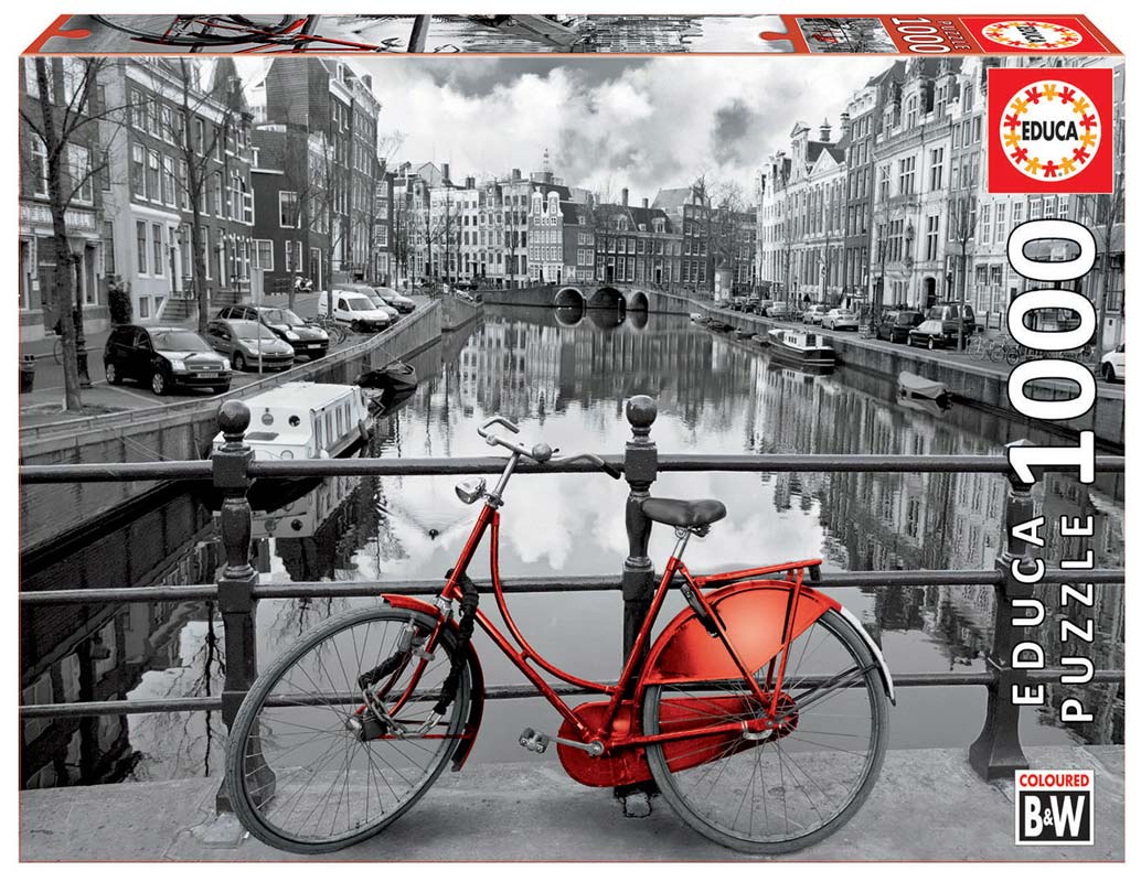 Black&White Pussel - Amsterdam 1000 Bitar