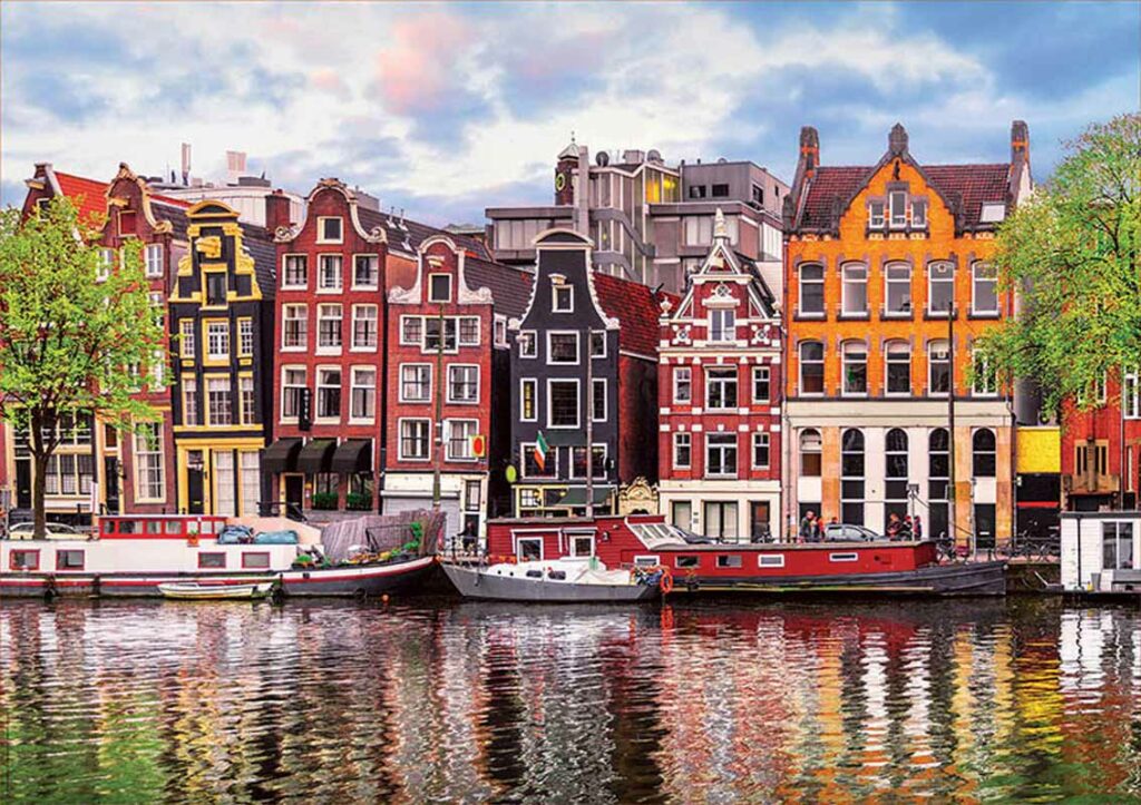Pussel – Dancing Houses, Amsterdam 1000 Bitar