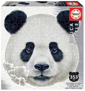 Educa Silhuett Pussel - Panda 353 bitar