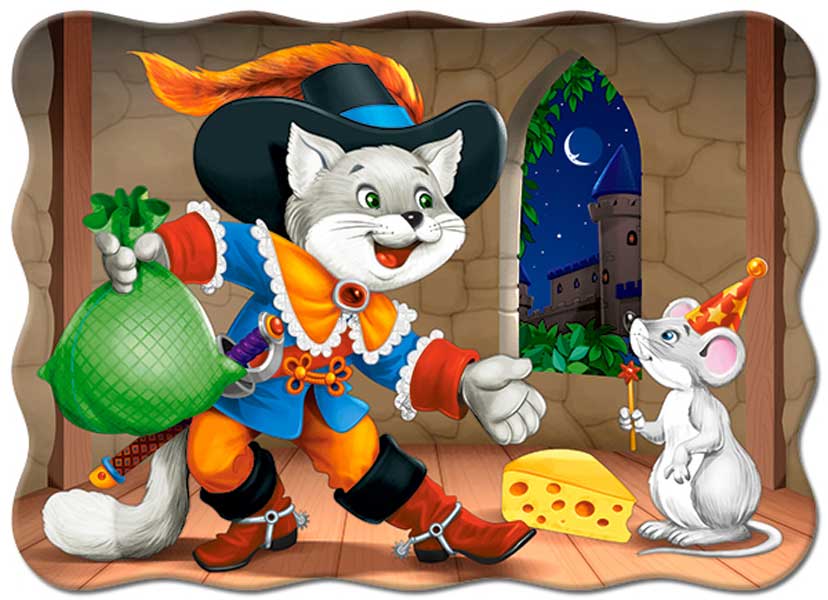 Castorland Barnpussel – Mästerkatten i stövlar 30 Bitar