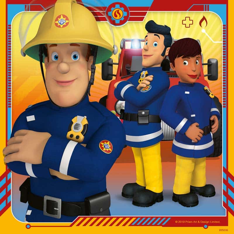 Barnpussel – Brandman Sam till undsättning, 3×49 bitar