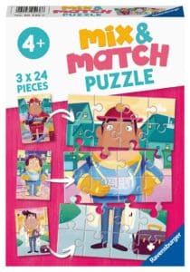 Ravensburger Mix & Match barnpussel - Jobb byte! 3x24 bitar