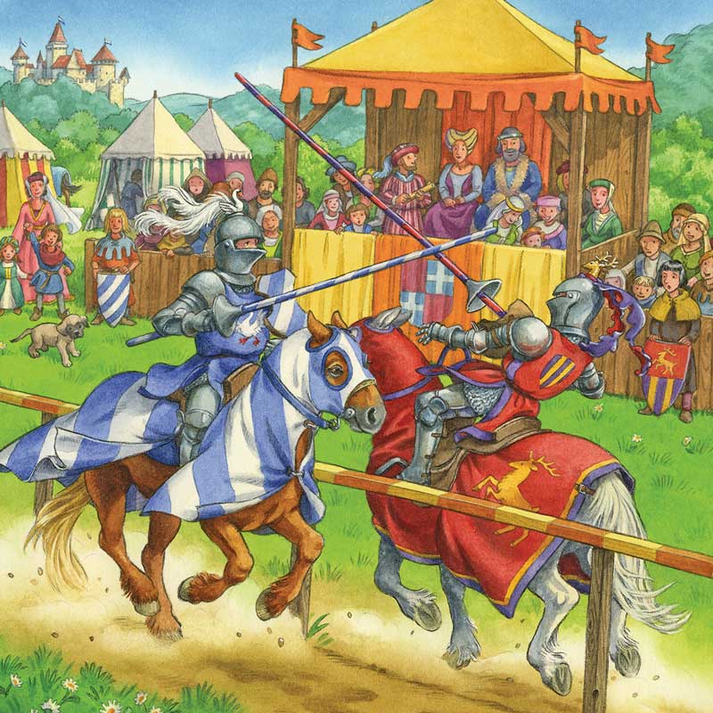 Barnpussel – Riddarens liv, 3×49 bitar