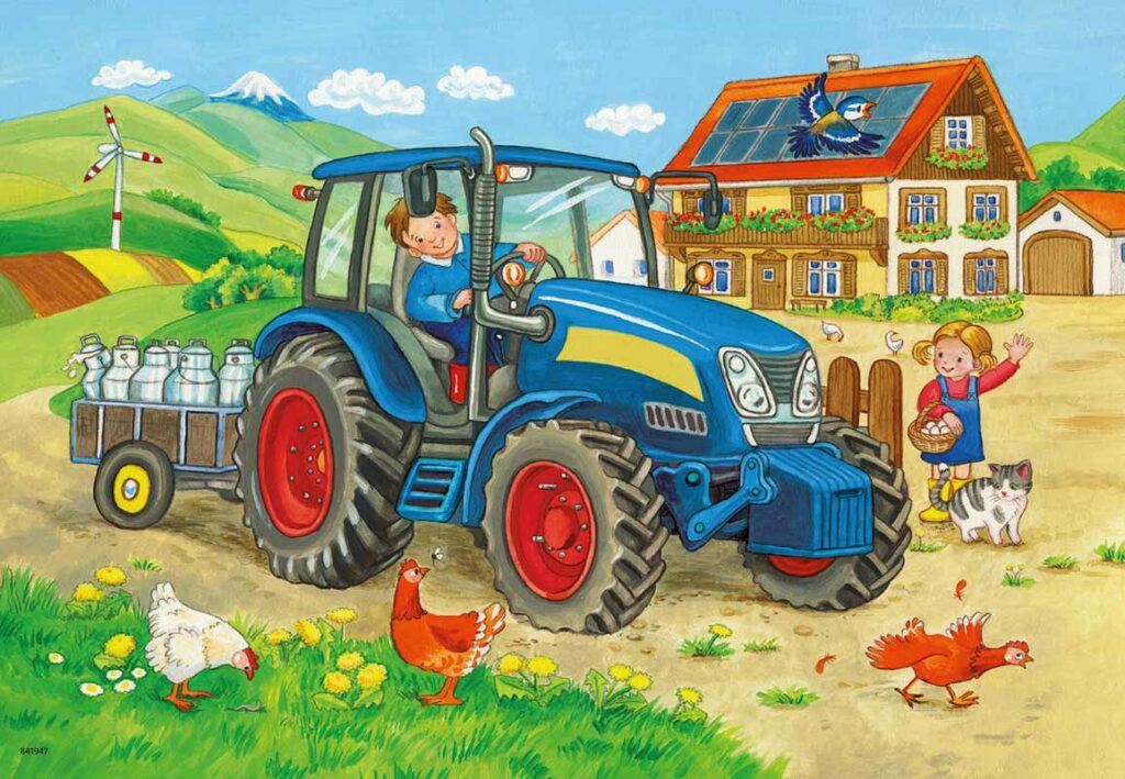 Barnpussel: En dag på jobbet, 2×12 Bitar