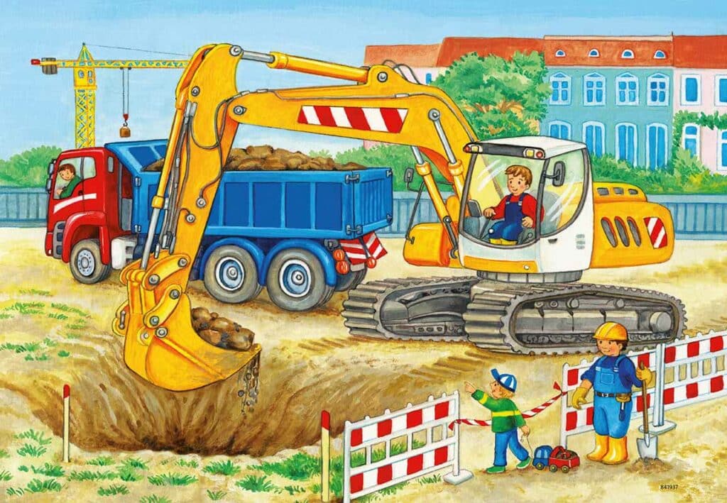 Barnpussel: En dag på jobbet, 2×12 Bitar