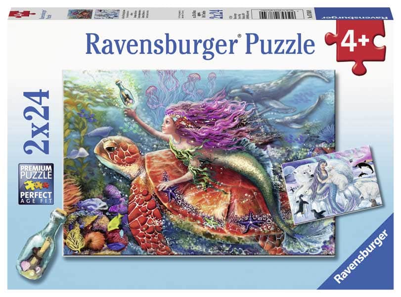 Barnpussel: Sjöjungfru äventyr 2x24 Bitar