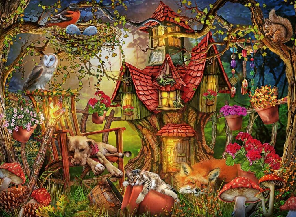 Ravensburger Pussel – Den lilla stugan 200 bitar XXL