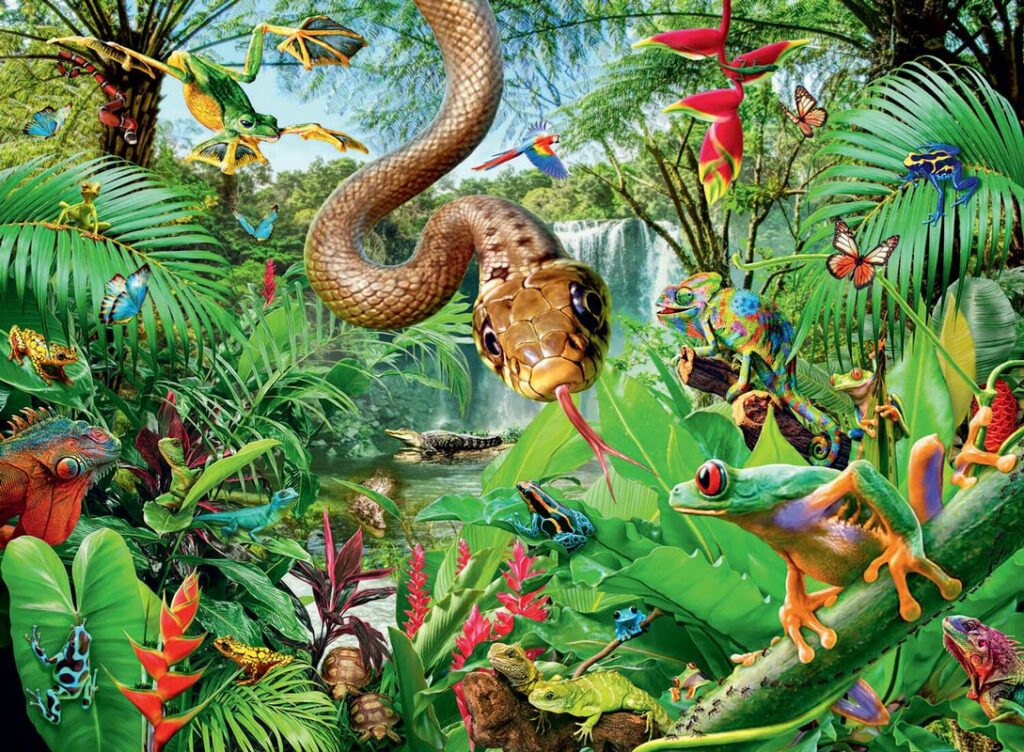 Pussel – Reptil resport 300 bitar XXL