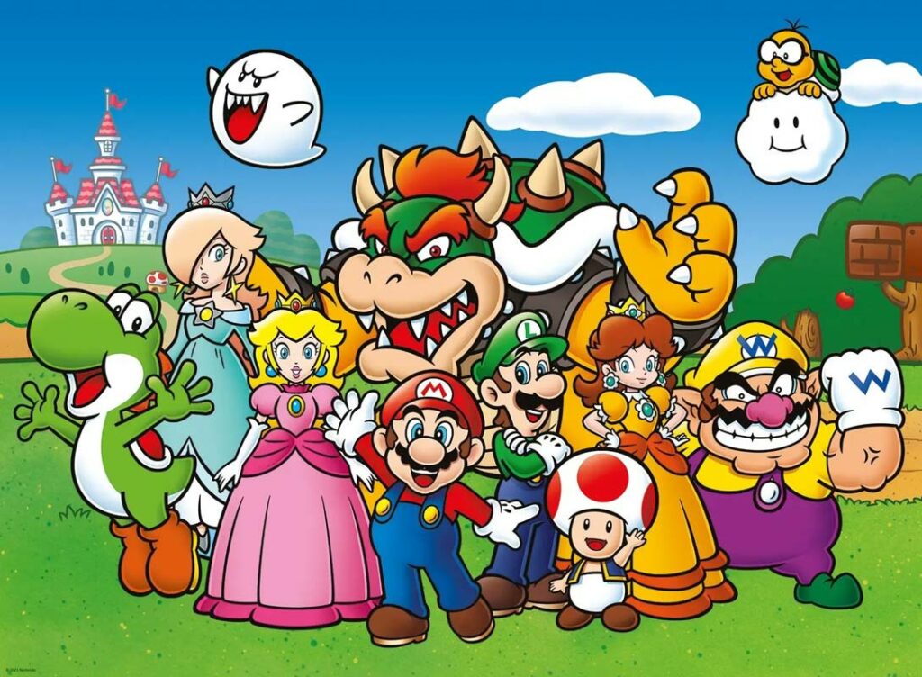 Pussel – Super Mario 100 bitar XXL