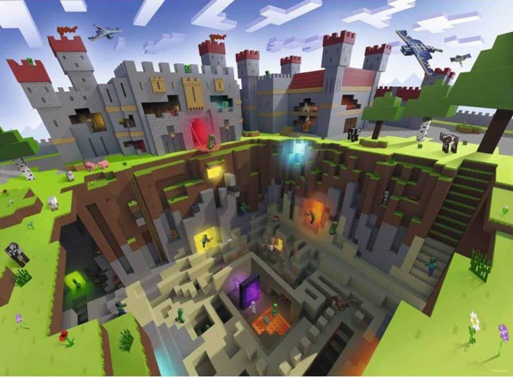 Pussel – Minecraft Cutaway 300 bitar XXL