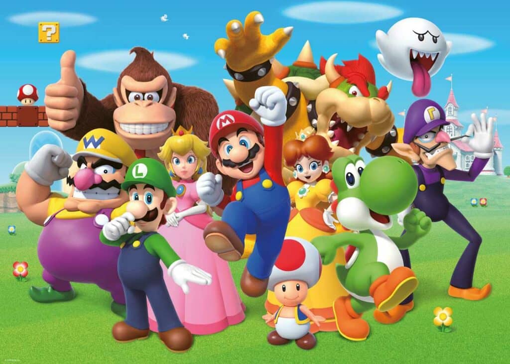 Pussel – Super Mario 1000 bitar