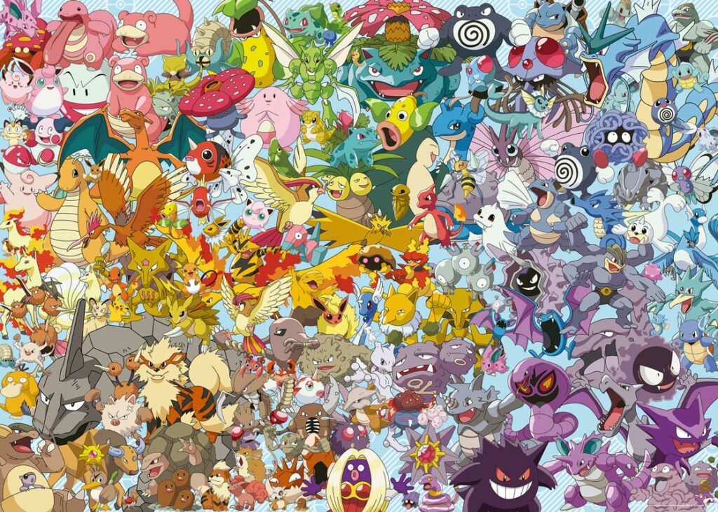 Ravensburger Pussel – Challenge: Pokémon 1000 bitar