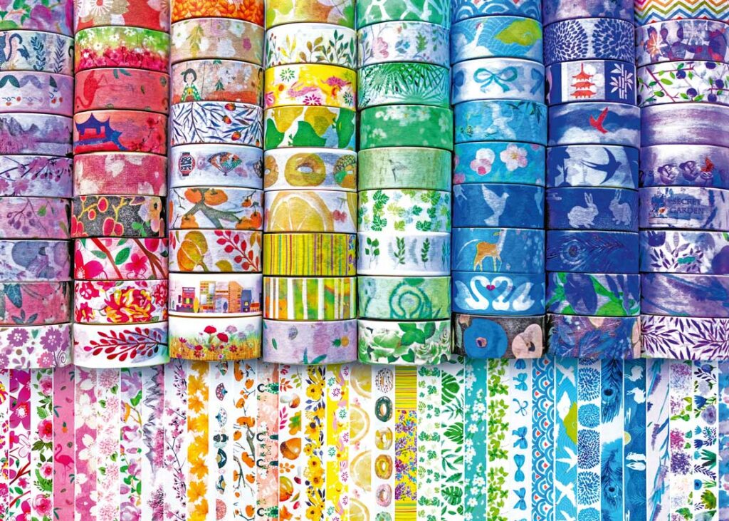 Ravensburger Pussel – Färgglada Washitejp 300 bitar XXL