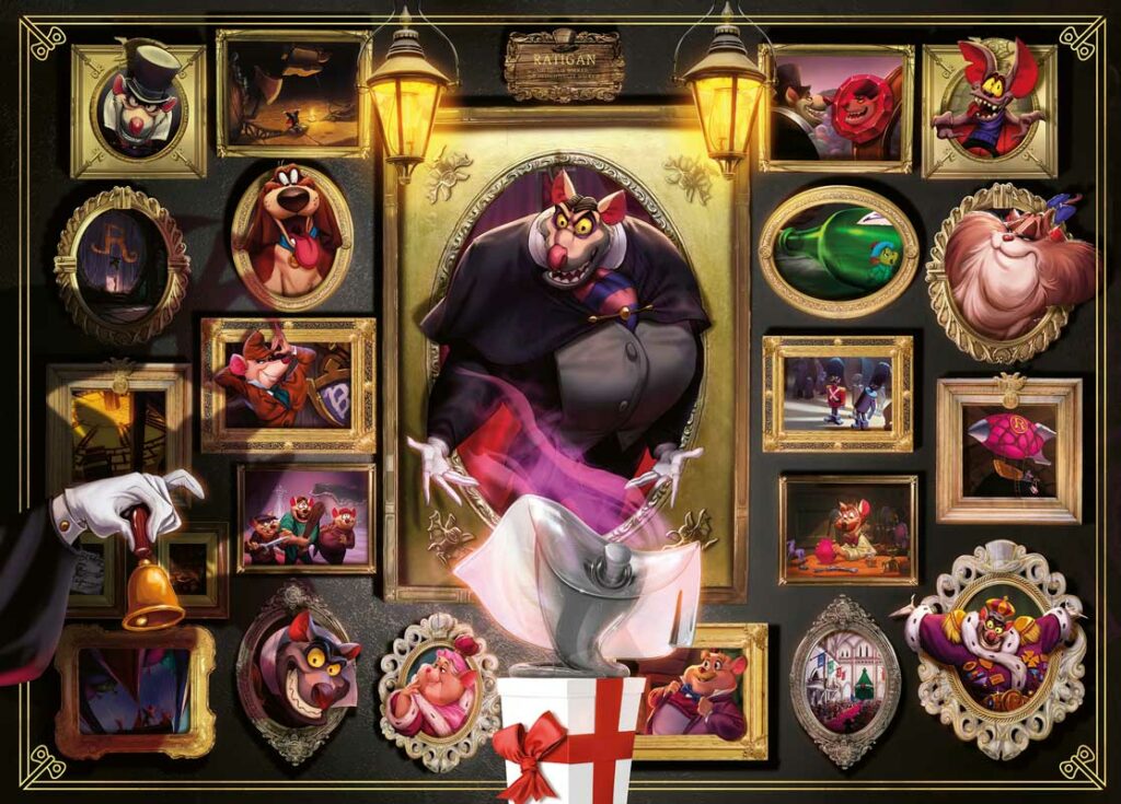 Ravensburger Pussel – Disney Villainous Skurkar – Ratigan 1000 bitar
