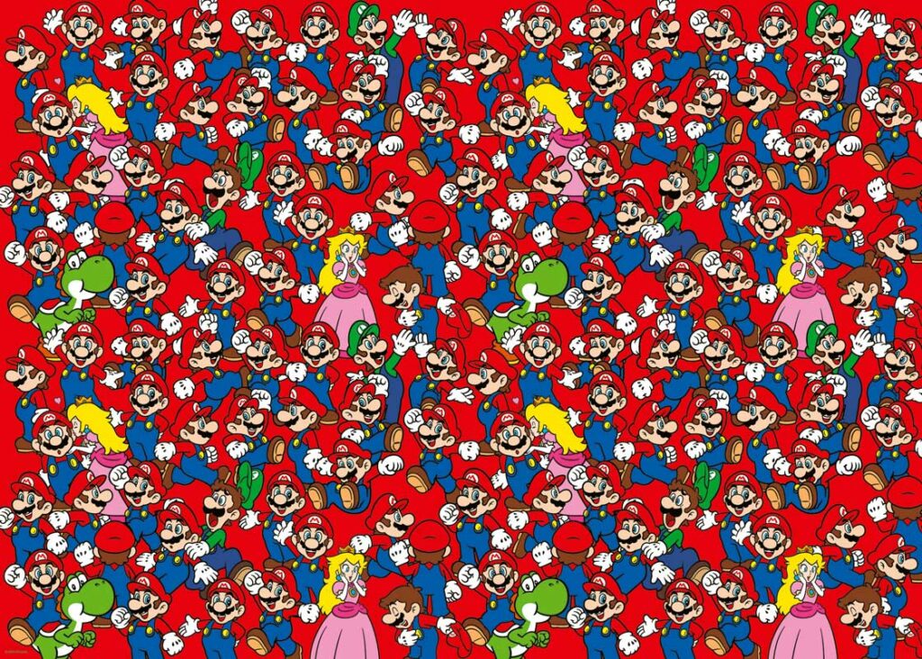 Pussel – Challenge: Super Mario 1000 bitar