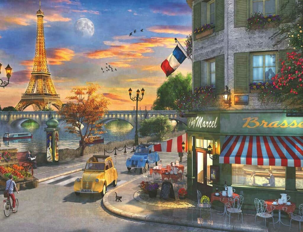Ravensburger Pussel – Paris solnedgång 2000 bitar