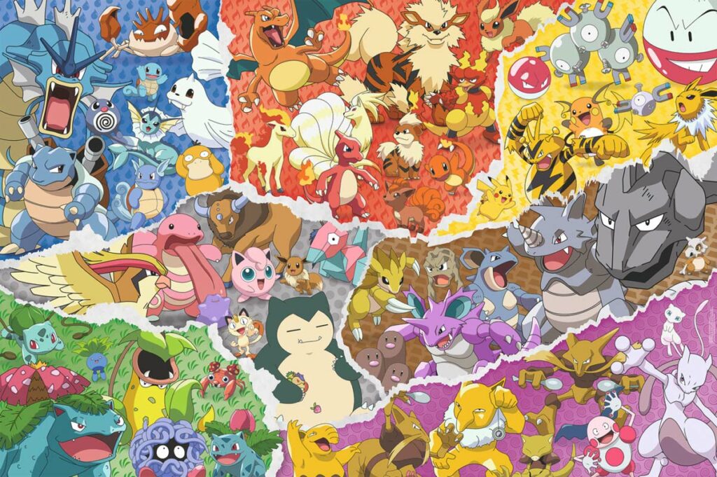 Pussel – Pokémon Allstars 5000 bitar
