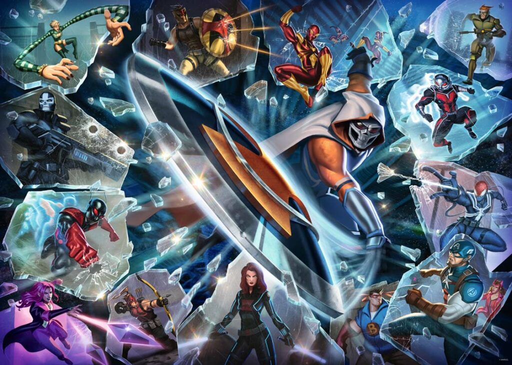 Ravensburger Pussel – Marvel Villainous Skurkar – Taskmaster 1000 bitar