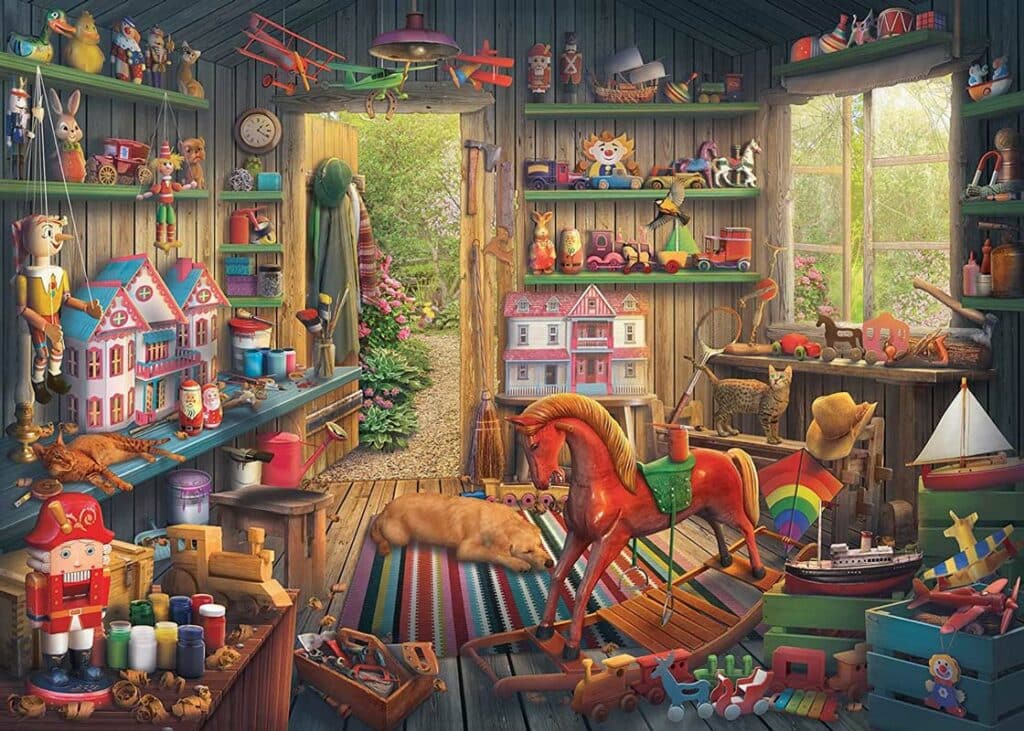 Ravensburger Pussel – Nostalgiska leksaker 1000 bitar
