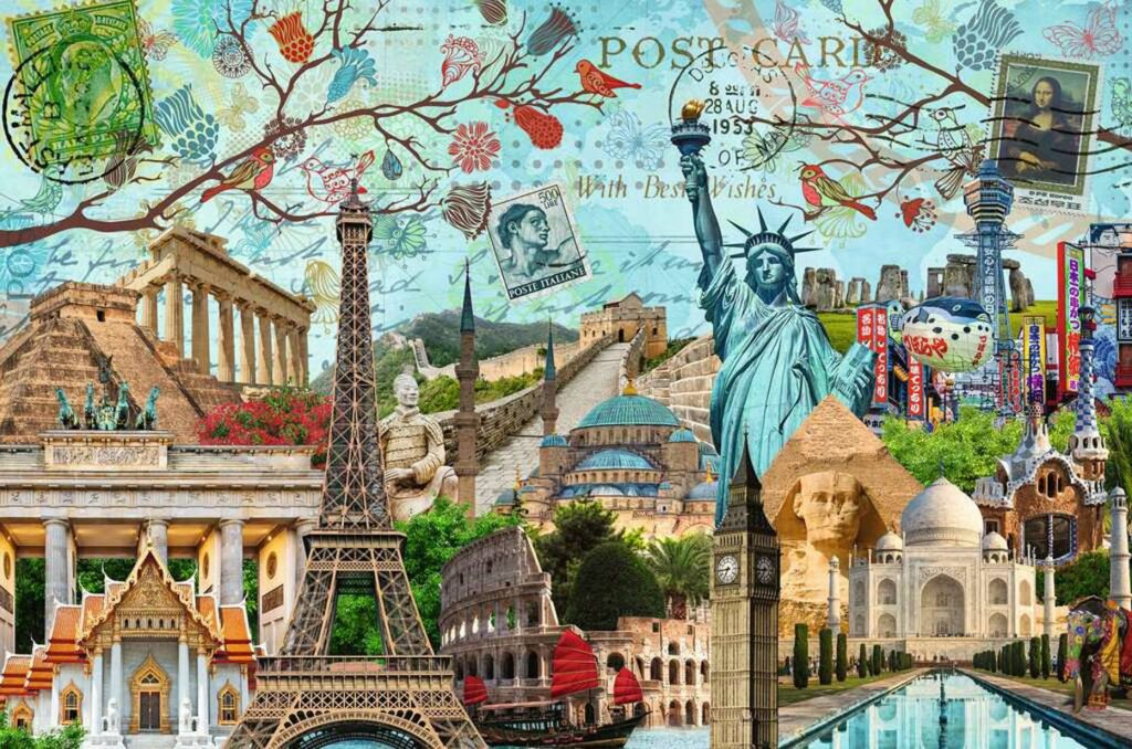 Ravensburger Pussel – Stadskollage 5000 bitar