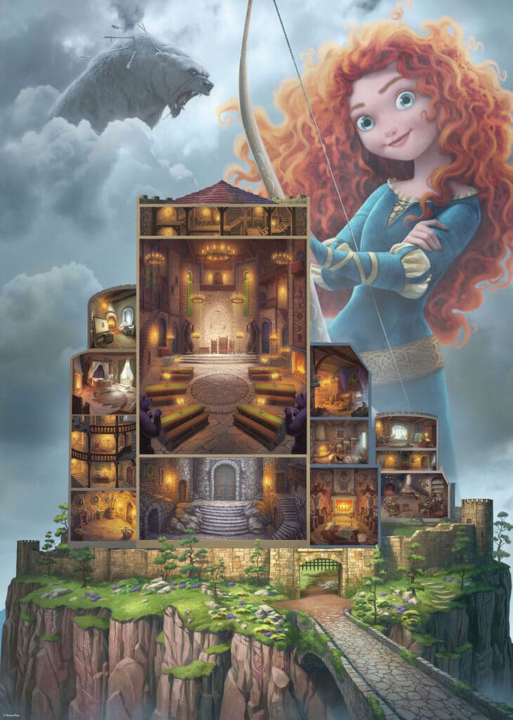 Ravensburger Pussel – Disney Slott: Merida 1000 Bitar