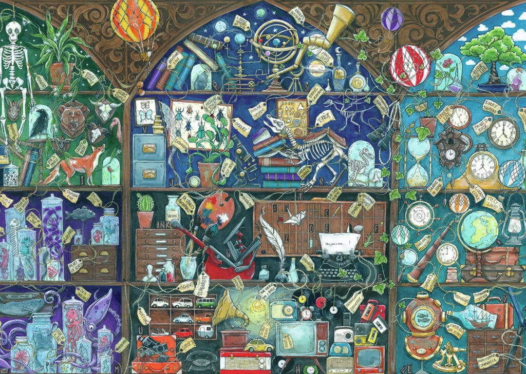 Ravensburger Pussel – Nyfikenheternas kabinett 1000 Bitar