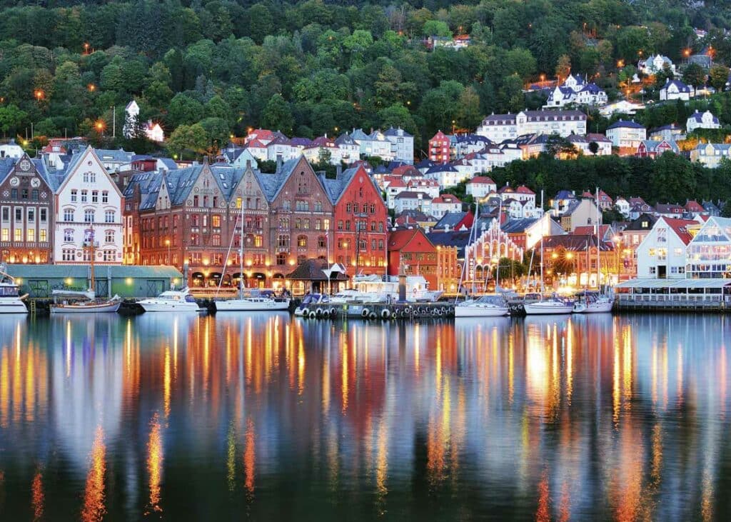 Pussel – Bergen, Norge 1000 bitar