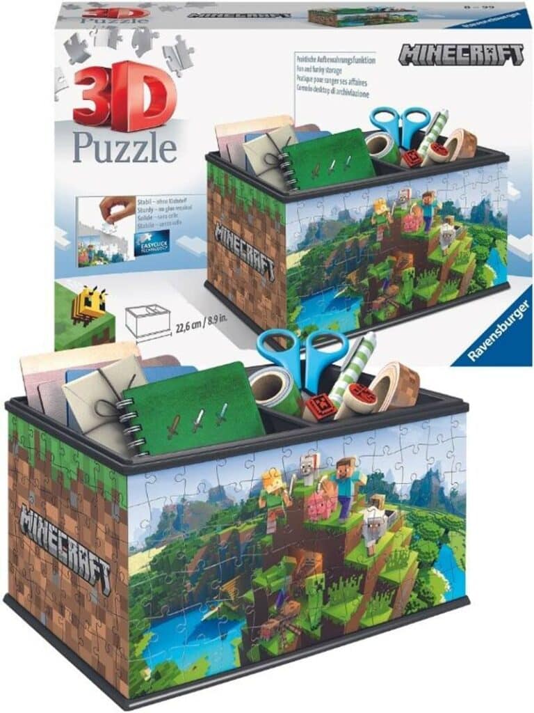 3D Pussel – Minecraft Förvaringslåda 216 bitar