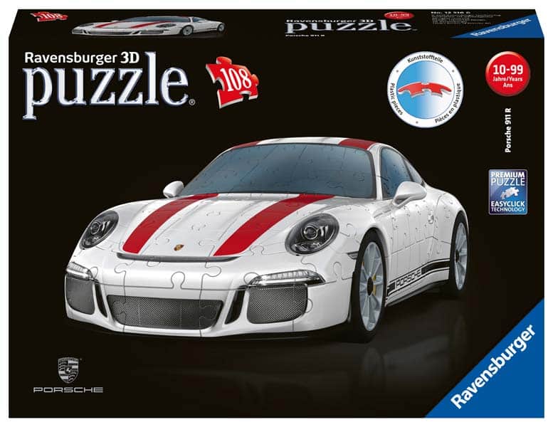 3D Pussel - Porsche 911 R, 108 bitar