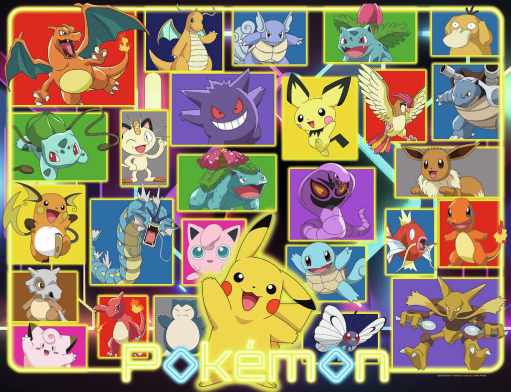 Pussel – Pokémon 2000 Bitar