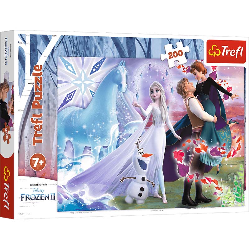 Pussel - Disney Frozen 2: Systrarnas magiska värld 200 Bitar