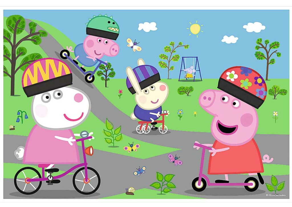 Maxi Pussel – Peppa Pig: Greta Gris aktiva dag 24 Bitar
