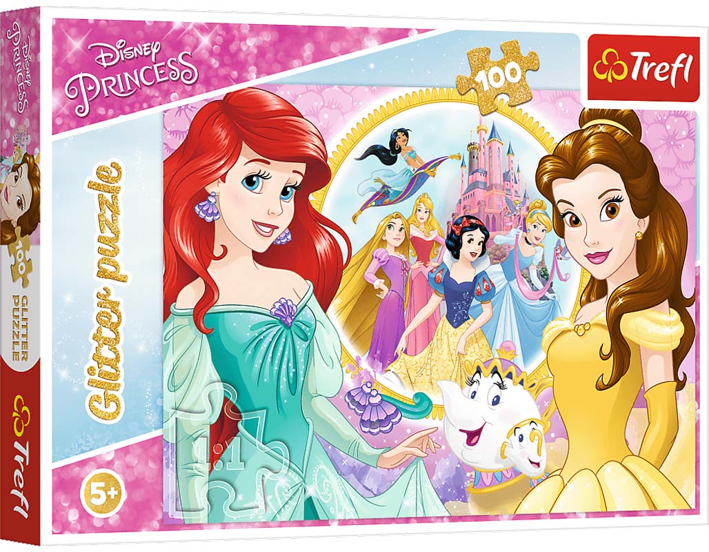 Glitter Pussel - Disney Prinsessor 100 Bitar