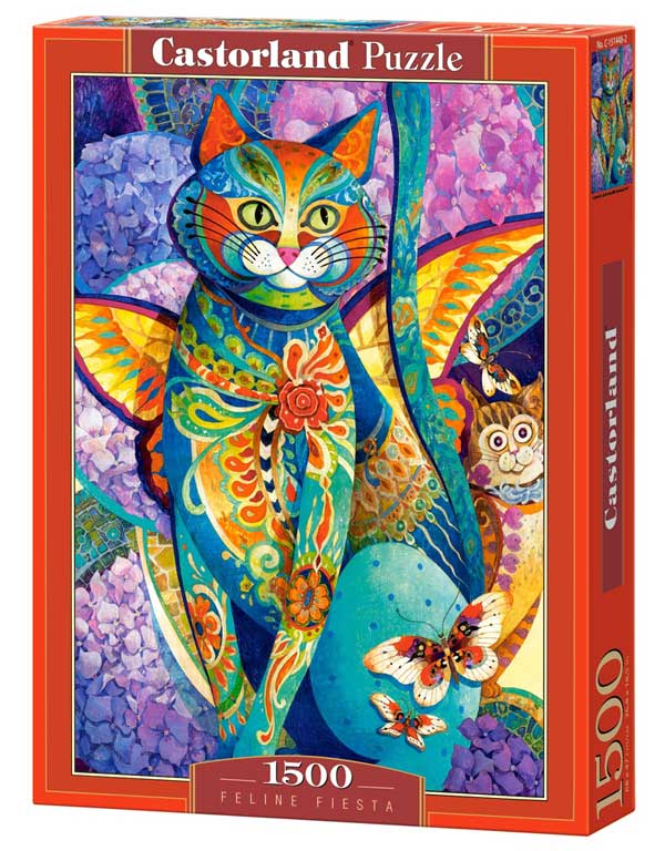 Pussel Feline Fiesta 1500 Bitar