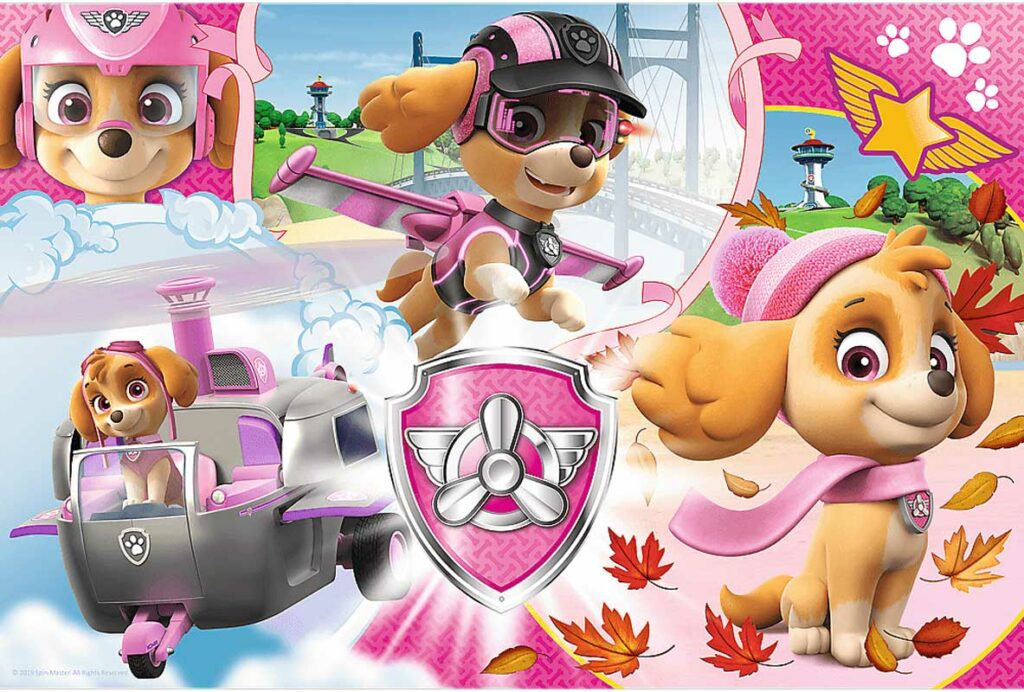 Pussel – Paw Patrol: Skye in action, 100 Bitar
