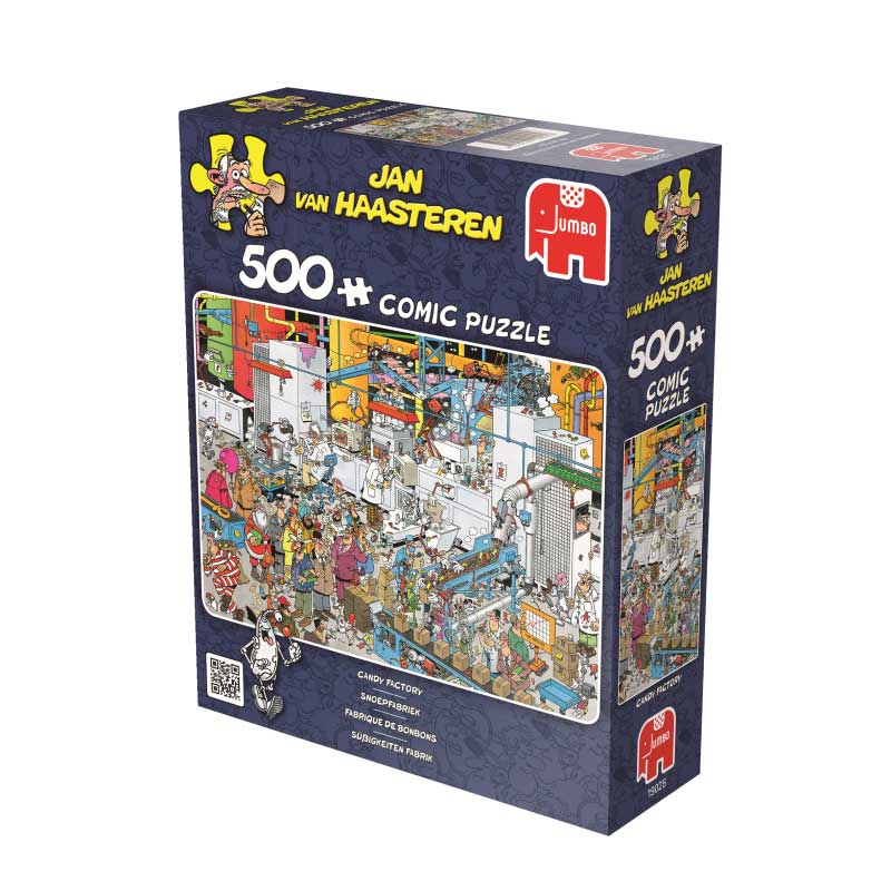 Pussel - Godisfabriken 500 Bitar
