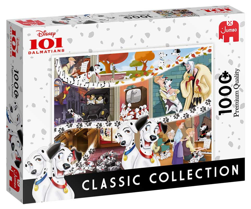 Pussel - Disney Classic: 101 Dalmatinerna 1000 Bitar