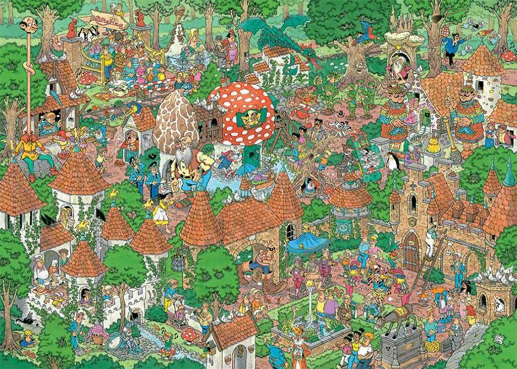 Pussel – Efteling: Sagoskog 1000 Bitar