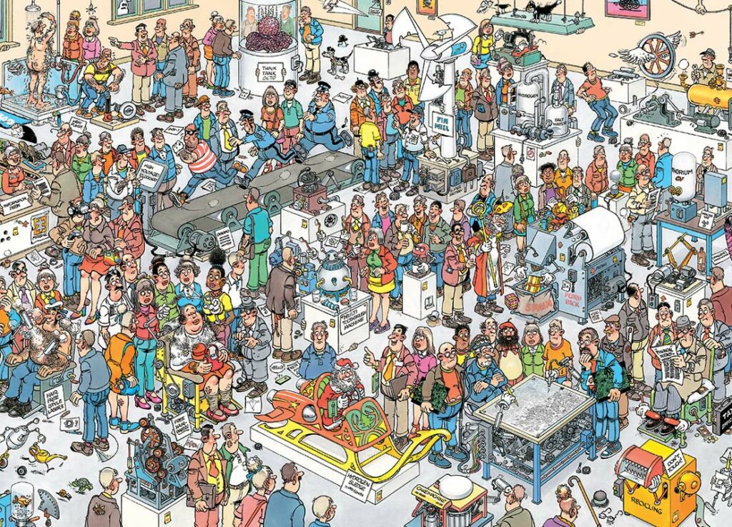 Pussel – Framtidsmässan 1000 Bitar