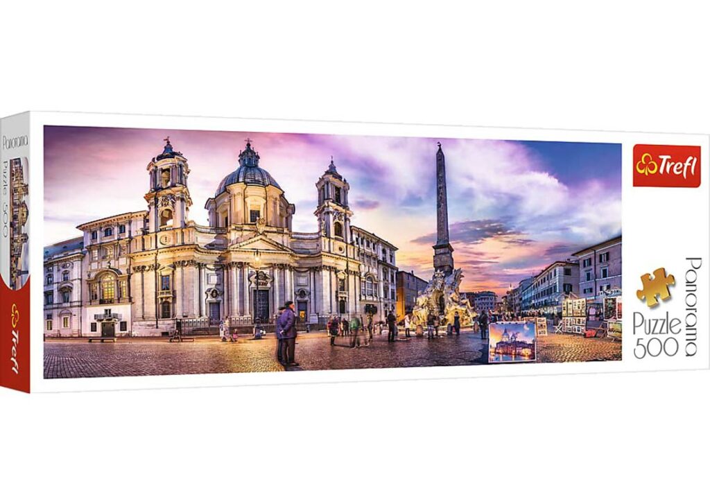 Panorama Pussel – Piazza Navona, Italien 500 Bitar