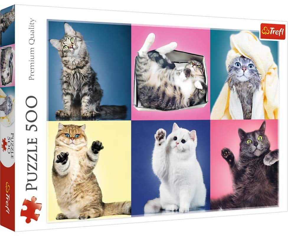Pussel - Kattungar 500 Bitar