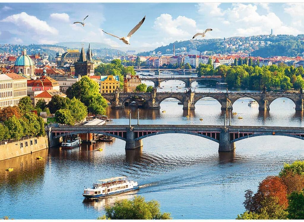 Pussel – Prag, Tjeckien 500 Bitar