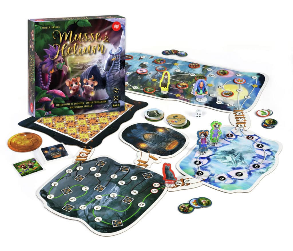 Sällskapsspel: Musse & Helium – Jakten på Guld/Gullosten