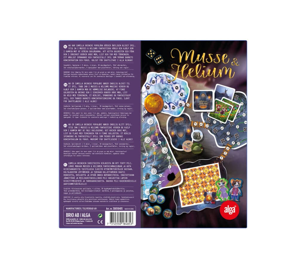 Sällskapsspel: Musse & Helium – Jakten på Guld/Gullosten