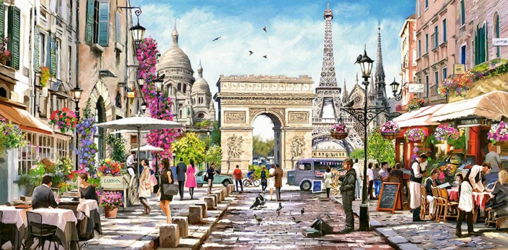 Castorland Pussel – Hjärtat av Paris 4000 Bitar