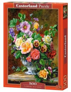 Castorland Pussel - Blommor i vas 500 Bitar