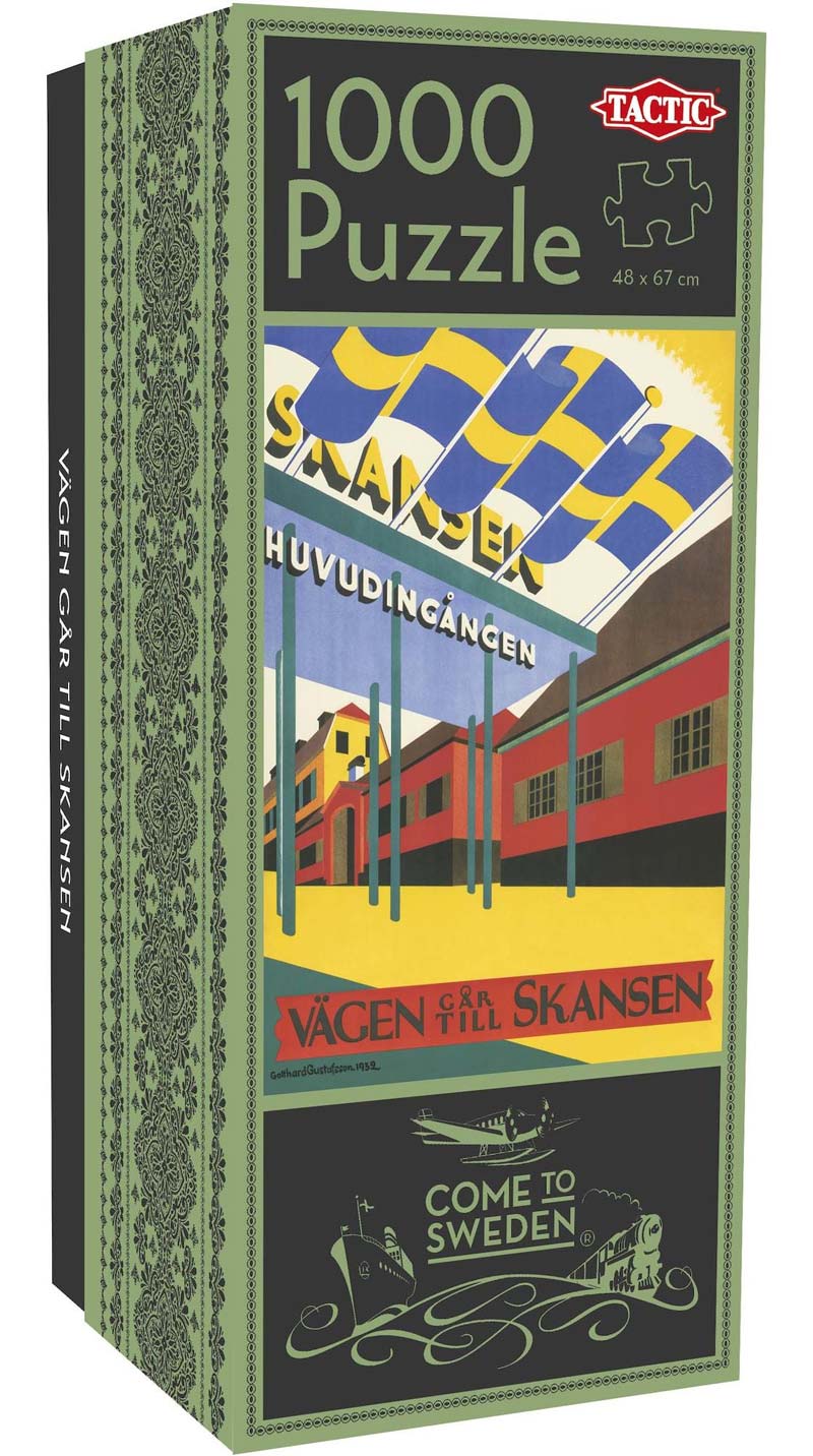 Pussel - Come to Sweden: Vägen till Skansen 1000 bitar