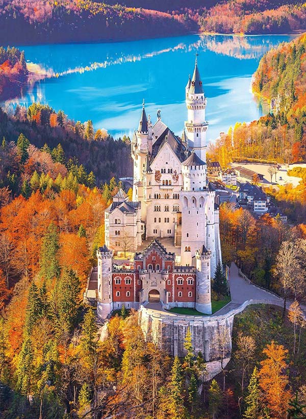 Pussel – Neuschwanstein, Tyskland 1000 Bitar