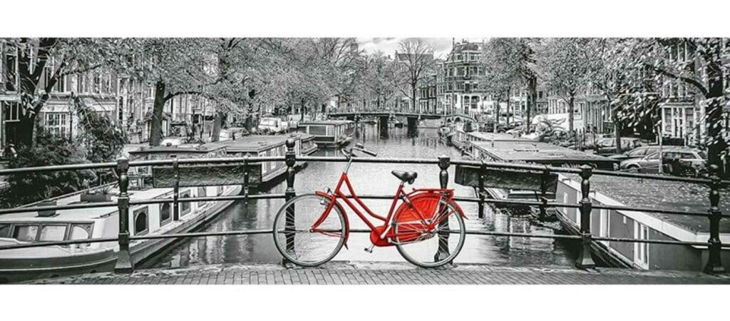 Panorama Pussel – Amsterdam’s Cyklar 1000 Bitar