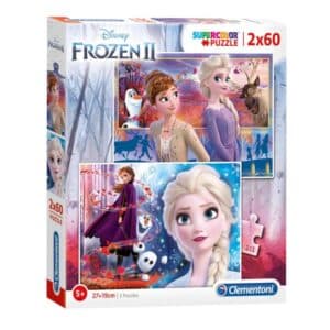 Kids Supercolor Pussel - Frozen 2 - 2 x 60 Bitar